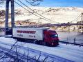 Lastebil fra Vroegindewey på en bro i Norge