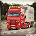Vrachtwagen van Vroegindewey Transport